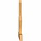 Ekena Millwork Saratoga Rough Sawn Timber Gable Bracket, Western Red Cedar, 48"W x 30"H x 2"D x 4"F, 15/12 Pitch GBW048X30X0204SAR00RWR - alternate 2